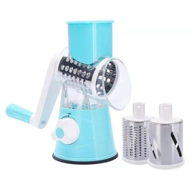 Manual Vegetable Cutter Slicer Kitchen Vegetable Chopper Round Slicer Graters Cheese Shredder