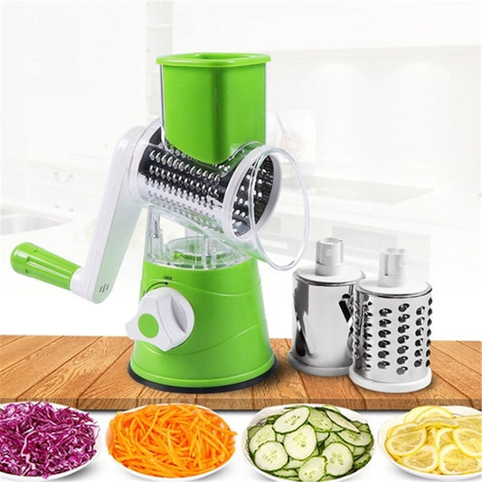 Manual Vegetable Cutter Slicer Kitchen Vegetable Chopper Round Slicer Graters Cheese Shredder