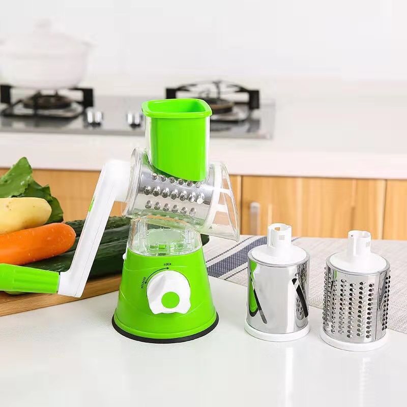 Manual Vegetable Cutter Slicer Kitchen Vegetable Chopper Round Slicer Graters Cheese Shredder